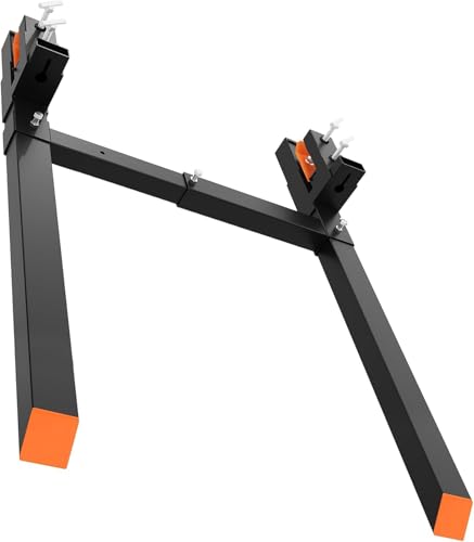 Garvee 60" Clamp On Pallet Forks, 4000LBS Capacity Tractor Bucket Fork