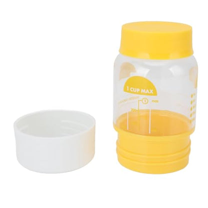 Milk Cream Separator, Manual Fat Separator with Strainer, Plastic Gravy Separator, Kitchen Gadgets Grease Separator, Goat Milk Separator, Butter Maker Cup for Cooking, Baking