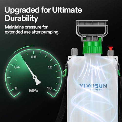 VIVOSUN 2.1 Gal/8L Pump Sprayer, Garden Water Sprayer - size: 2.1 gal