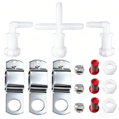 Spray Boom Repair Kit with 8001-VS Tips and 1" Square Clamps, 1 Set