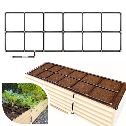 Garden Grid 2x6 | Garden Watering System for Raised Beds | Pre-Assembled - size: 2x6, style: Standard