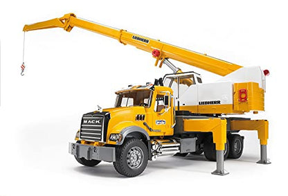 Bruder 02818 Mack Granite Liebherr Crane Truck