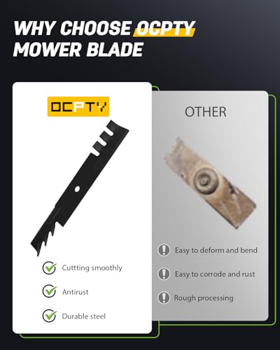 OCPTY 48'' Deck Mower Blades for Bad Boy 038-5350-00, for Hustler 795757