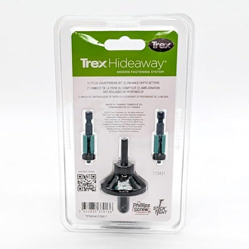 Trex Enhance Decking Plug Counterbore Tool Kit
