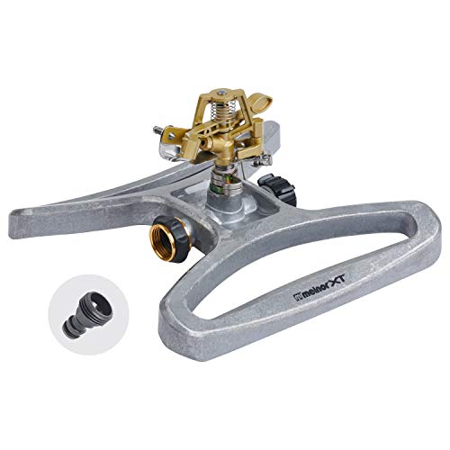 Melnor 65051-AMZ Pulsating Sprinkler with QuickConnect Product Adapter, Amazon Bundle - style: XT on Sled
