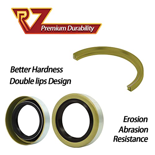 RV Murts 4 Double Lip Grease Seals ID 1.249" x OD 1.983" for 2000-2200 lbs Trailer Axle Dexter Replacement, Sealer as 12192TB 203029 for Spindles Hub Wheel, Electric Brake Assemblies for Boat Trailers - size: ID 1.249''x OD1.983''