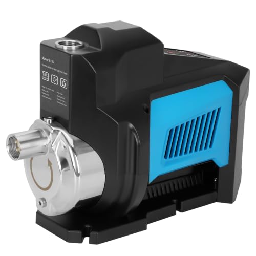 Whole House Water Pressure Booster Pump, 110V Use Only, 750W, 80 PSI, 1HP