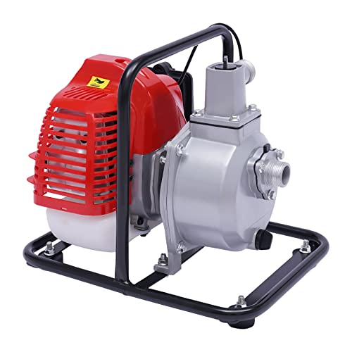 119GPM 2HP 43CC 2-Stroke Gas Powered Semi-Trash Water Transfer Pump - color: 2hp 2-stroke