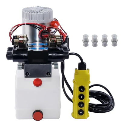 4 Way Double Acting Hydraulic Power Unit with 4.5 Quart Reservoir