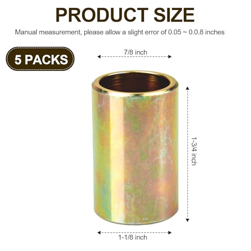 5Pcs 302910 Tractor Lower Lift Arm Bushing - Category II to I Hitch Adapter