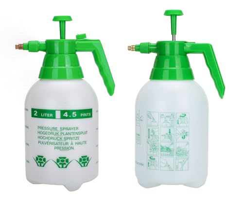 MRPAPA 2 Pack Garden Pressure Sprayer, 1/2 Gallon Handheld Sprayer - color: 2L-Green-2PCS