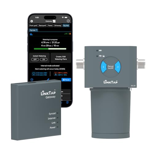 LinkTap 2-Zone Smart Irrigation Controller & Gateway, Weather Adaptive - style: 2 Zone kit