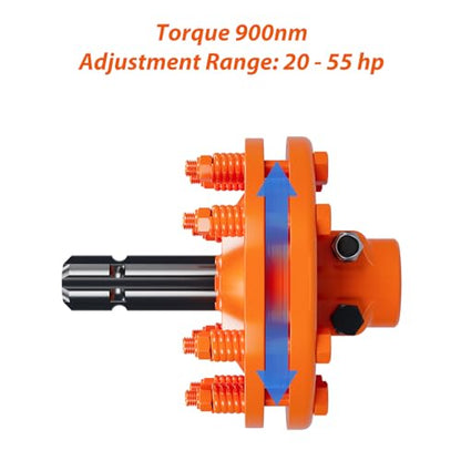 1-3/8" PTO Slip Clutch for Rotary Cutter & Brush Hog