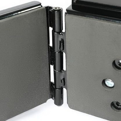 HECASA Universal Saw Press Bracket w/Hinge Compatible with ATV UTV Trailers Chainsaw Bracket Heavy Duty Steel Powder Coated Black Adjustable
