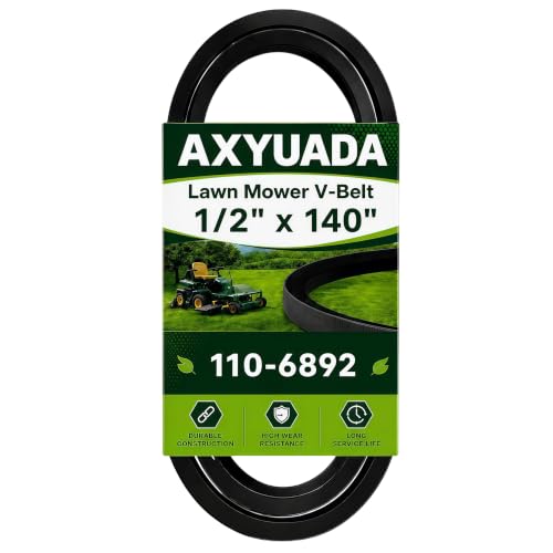 110-6892 Lawn Tractor Mower Cutting Deck Belt, 1/2" x 140" - size: 110-6892 (1/2" X 140")
