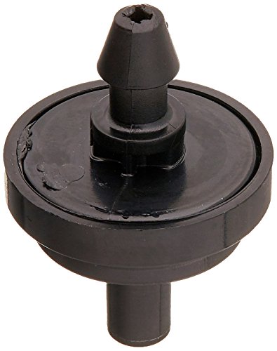 Raindrip R110CT 1 GPH Pressure Compensating Dripper, Drip Irrigation Emitters for Drip Irrigation Gardening System, Maintains Constant Water Flow, 10-Pack, Black - size: 1 GPH