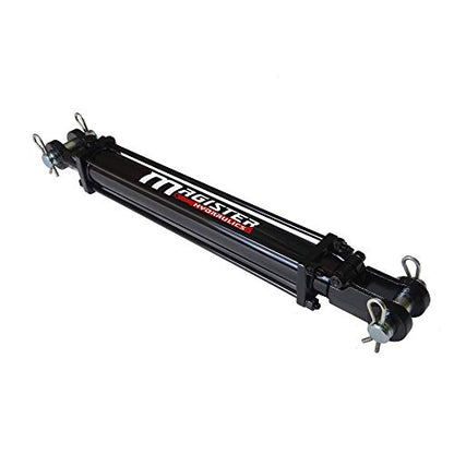 Double Acting Hydraulic Cylinder - AG Tie-Rod Hydraulic Cylinder 2500 PSI Agriculture Standard 3" bore 8" Stroke (3x8) - size: 8" Stroke, style: 3" Bore