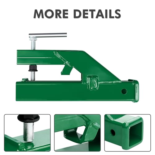 Bucket Hitch Receiver Attachments for Tractor Green - color: Green