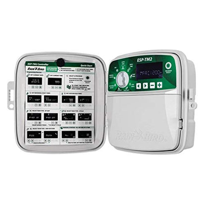 Rain Bird ESP-TM2 8 Station WiFi Ready Indoor/Outdoor Controller | TM2-8
