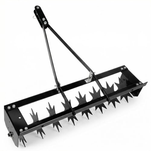 31 in Tow Behind Spike Aerator, 500LBS Max Weight Tray