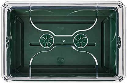 EarlyGrow 93774 Domed Propagator, 1 Height Extender, Green - size: 1 Side Extender with no Clip Set