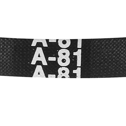 uxcell A81 Drive V-Belts 81" Inner Length 13mm Width 8mm Thick JIS Standard A-Section Rubber Drive Transmission Belt - size: 81"
