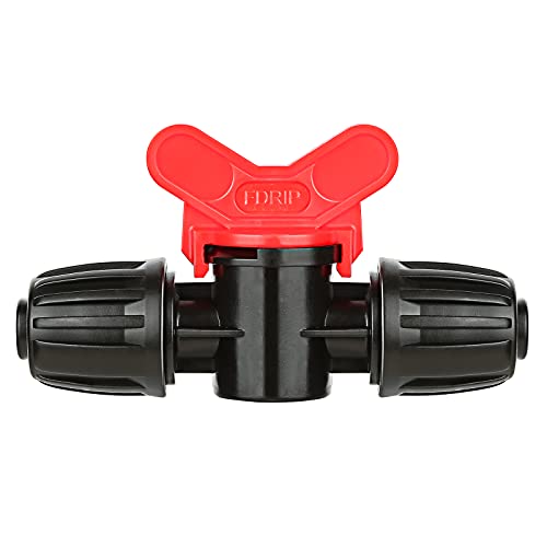 1/2 Inch Drip Irrigation Tubing Fittings, Barbed Switch Valve,10pcs - size: 1/2" Switch Valve