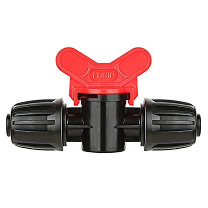 1/2 Inch Drip Irrigation Tubing Fittings, Barbed Switch Valve,10pcs - size: 1/2" Switch Valve