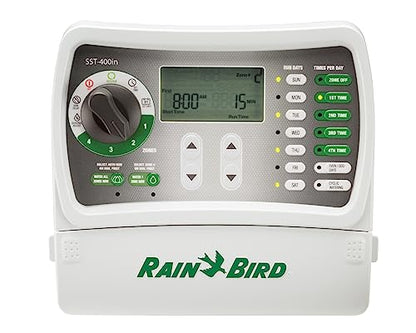 Rain Bird SST400IN Irrigation Controller, Indoor, 4-Station - size: 4-Zone, style: Indoor