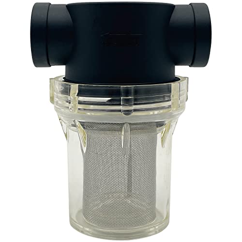 3/4" Female NPT in-Line Strainer with 40 mesh Stainless Steel Filter Screen - size: 3/4“ 40 Mesh