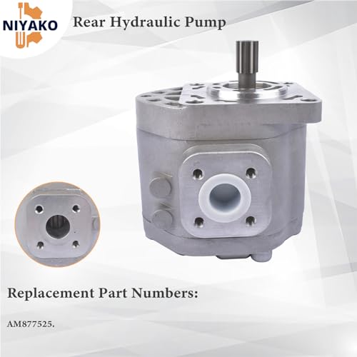 Rear Hydraulic Pump Replacement# AM877525 Fit John Deere 870 970 990 1070 4005 Compact Tractor