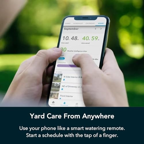 Rachio 3: Smart Sprinkler Controller, 16-Zone (Simple Auto Scheduling + Local Weather Intelligence. Save Water w/ Rain, Freeze & Wind Skip), Fast & Easy Install - size: 16 Zone (3rd Generation)