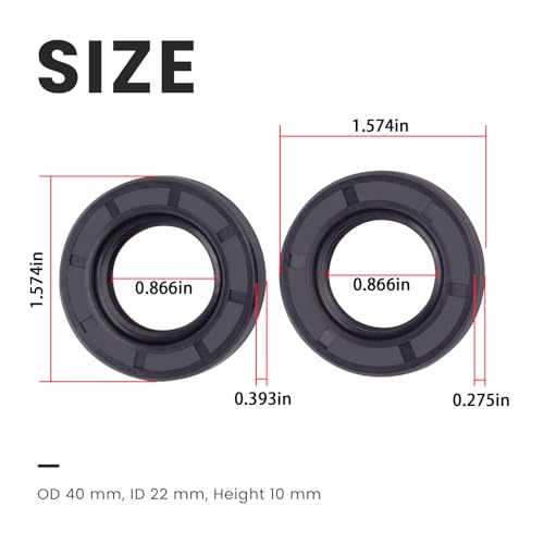 GT41857 Axle Seal,Replace 587086401 590100301 21549029 21549028