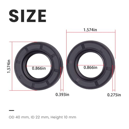 GT41857 Axle Seal,Replace 587086401 590100301 21549029 21549028