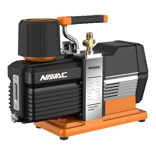 NAVAC NP12DM HVAC Vacuum Pump - 12 CFM, 5 Microns, Dual-Stage DC Motor - style: NP12DM