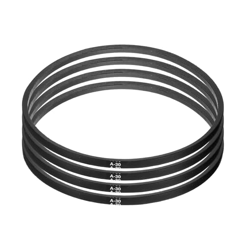 uxcell 4pcs A30 or 4L320 Classic Wrapped Rubber V-Belt, 30"(767mm) Inside Circumference, A Profile V Belt - size: A30
