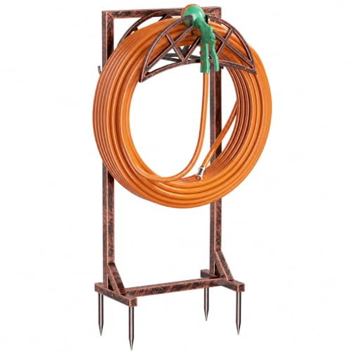 Garden Hose Holder Stand, Water Hose Reel Storage Rack