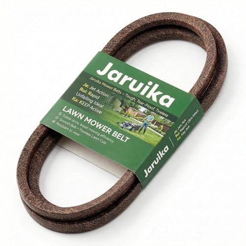 197253 Mower Belt 42'' Deck Belt Replacement for Craftsman Husqvarna Poulan AYP 429636 197253 532197253 532429636 John Deere M84136 M87323 (1/2'' x 101'') - color: Brown, size: 1/2"×101"(429636/197253)