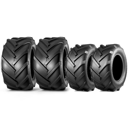 MaxAuto Ag Tractor Tires 16x6.50-8 & 23x10.50-12 Lawn Mower Agriculture Farm Tire, Super Lug 6-Ply Tubeless Tire,16x6.5-8 Front & 23x10.5-12 Rear Garden Golf Riding Turf Tires, 4 Pack in 2 Packages - size: 16X6.50-8&23X10.50-12