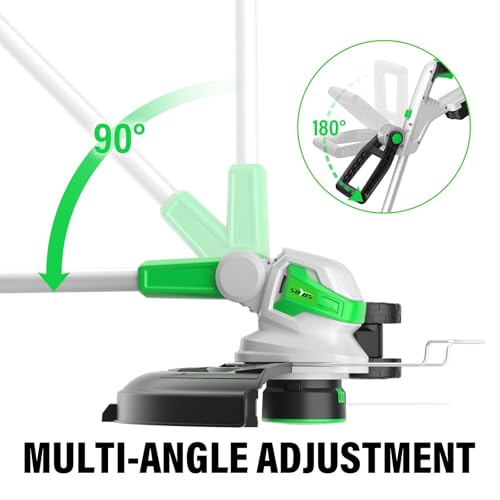 SOYUS 2-in-1 12" Cordless String Trimmer Weed Wacker 2.0Ah Battery&Charger