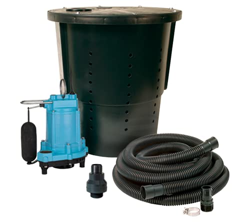 Little Giant CS-SS, 115V, 1/3 HP Automatic Crawl Space Sump/Basin Kit