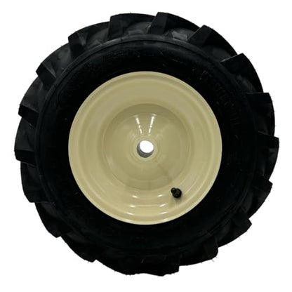 4.80x4-8 Tiller Wheel - 1" Axle - Compatible with Cub Cadet, Troy-Bilt