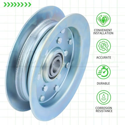 2 Pack 300401 Idler Pulley for Dixie Chopper 3560T 2760 2750 Deck - color: A25 2xDixie Chopper 301564