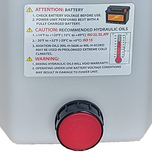 KTI Hydraulics 12V Dump Trailer Hydraulic Pump Power Unit w/ Single Double Acting, 3 Quart