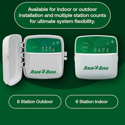 Rain Bird ARC6 Irrigation Controller, Smart WiFi, Indoor, 6-Station - style: Indoor 6-Station