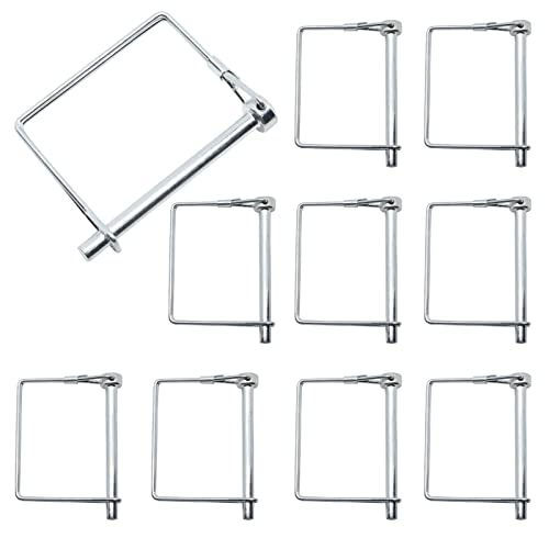 Hitch Pin Lock, Trailer Coupler Hitch Locking Pin Diameter 1/4 Inch x 3 Inch (10 Pcs)