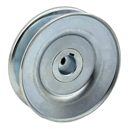 AB350-5/8 Single Groove Web Sheaves,v Belt Pulley 3.5" OD 5/8 inch bore,Motor Pulley Carbon Steel for A B 5L 4L V-Belts