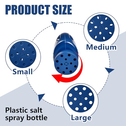 Adjustable Handheld Seed Shaker – Hand Spreader - Capacity Multi-Purpose Spreader for Fertilizer, Grass Seed, Ice Melt & Lawn Care - Blue - color: Blue