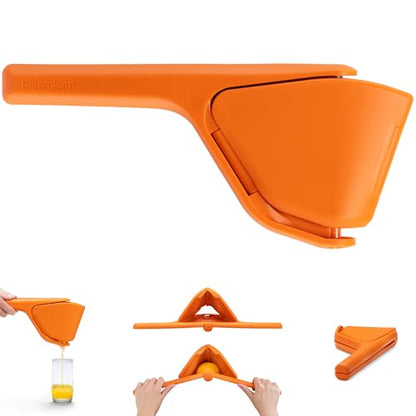 Dreamfarm Fluicer Fold-Flat Citrus Juicer - Orange - color: Orange
