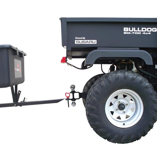 ATV/UTV Trailer Hitch, 1-7/8 & 2 Hitch Balls, Fits 2 Inch Receiver - size: 2" Shank-Dual Ball